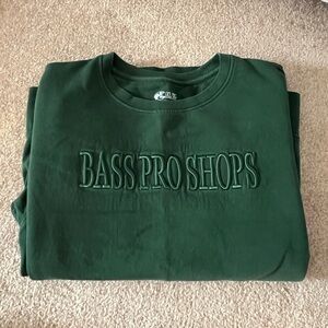 Bass Pro Shops Green Womens Sweatshirt